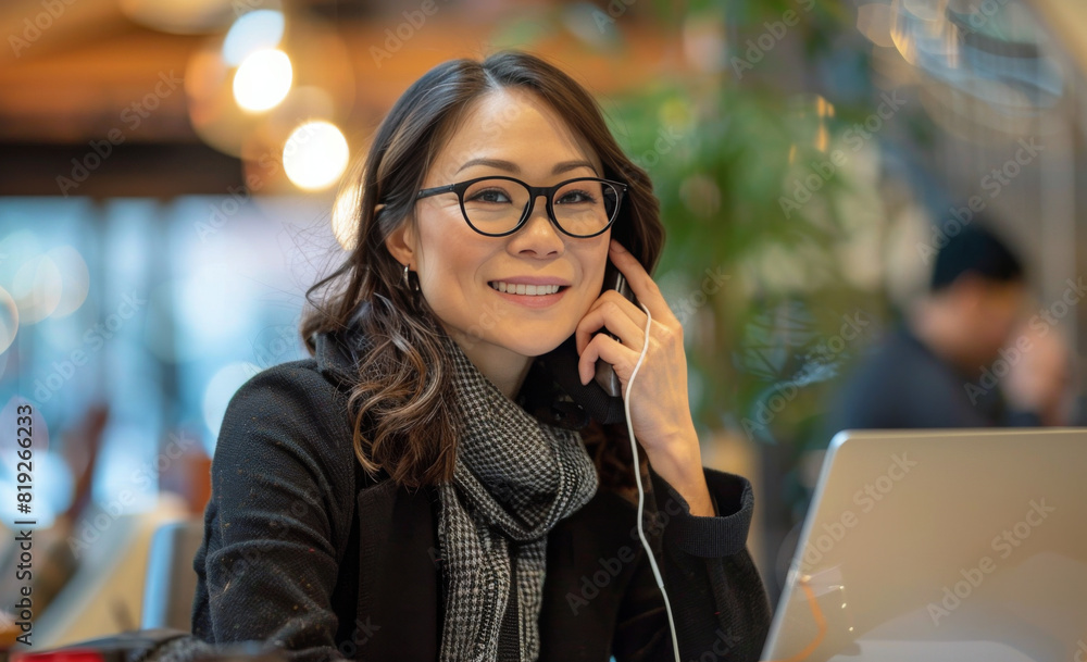 Woman Holding Shopping Bags and Cell Phone Woman Holding Shopping Bags and Cell Phone