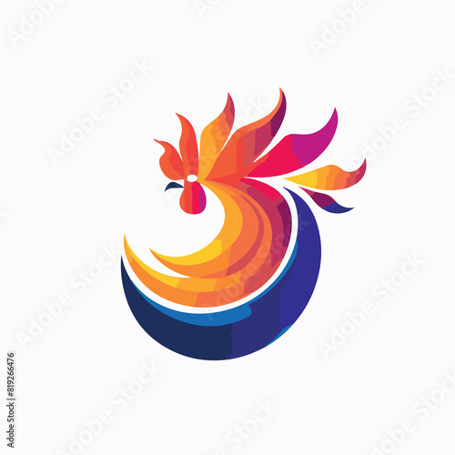 Rooster in cartoon, doodle style. Image for t-shirt, web, mobile apps and ui. Isolated 2d vector illustration in logo, icon, sketch style, Eps 10. AI Generative