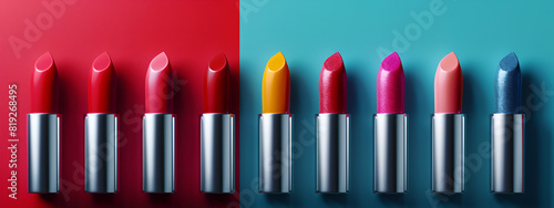 Illustration of beautiful lipsticks. Lipstick
