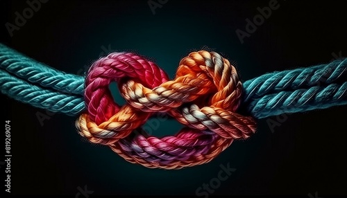 Braided Alliance: Teamwork and Diversity Intertwine - Empowering Connections 