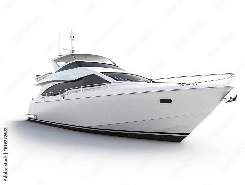 Yacht isolated on white background Yacht isolated on white background