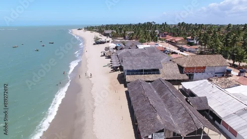 Aerial view of Barra Grande Beach - Cajueiro da Praia, Piauí, Brazil