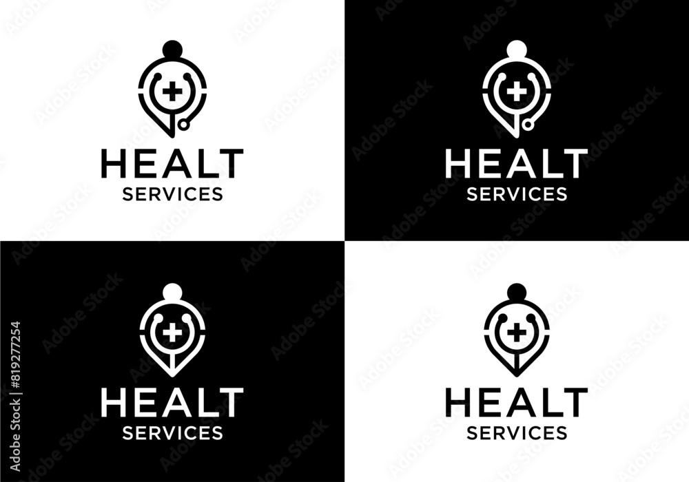 healthcare simple logo design... healthcare simple logo design...