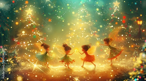 enter the whimsical world of cartoon fairies