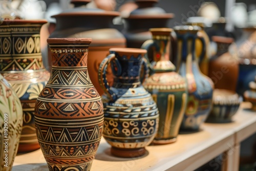 Photo Mexican pottery beautiful hand art, traditional culture