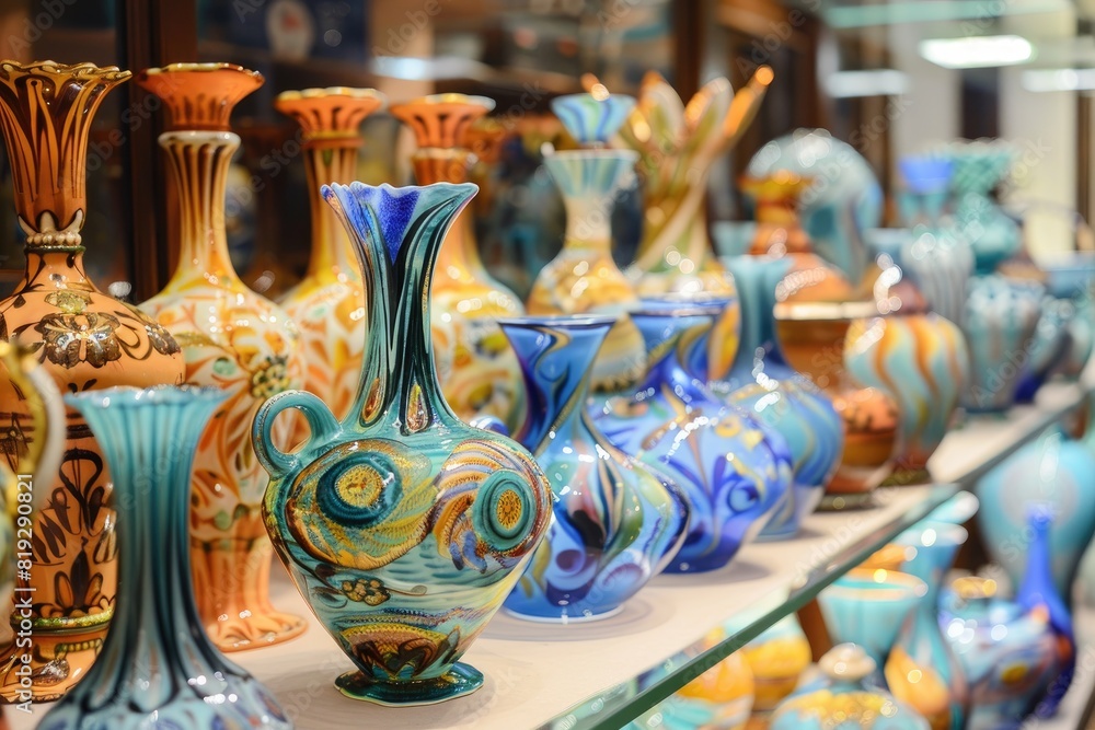 Photo Mexican pottery beautiful hand art, traditional culture Photo Mexican pottery beautiful hand art, traditional culture