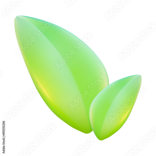 3D leaf