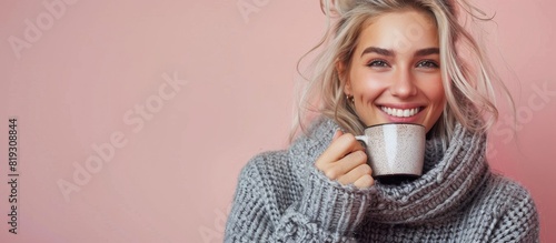 Woman Holding Cup of Coffee