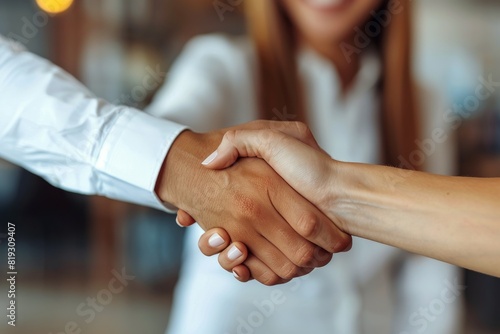 Women Shaking Hands