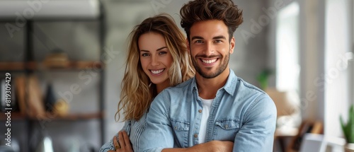 Man and Woman Posing for a Photo