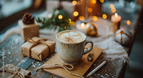 Woman Holding a Cup of Coffee by Window