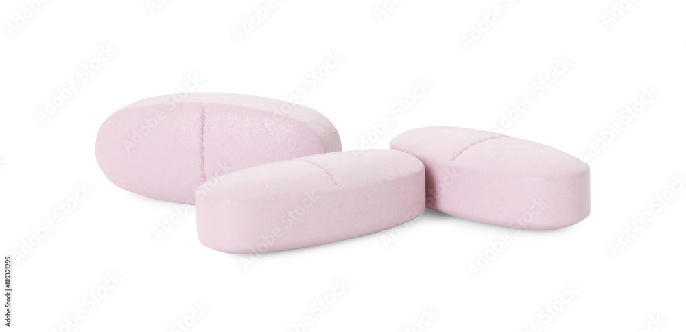 Vitamin pills isolated on white. Health supplement Vitamin pills isolated on white. Health supplement
