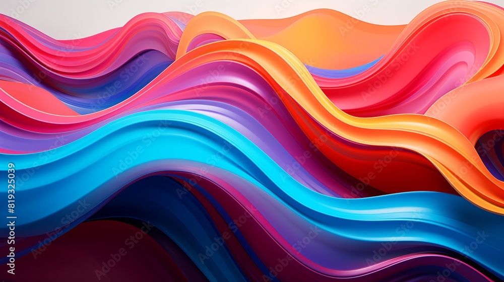 Vibrant and Dynamic Abstract Waves with Colorful Gradients Vibrant and Dynamic Abstract Waves with Colorful Gradients