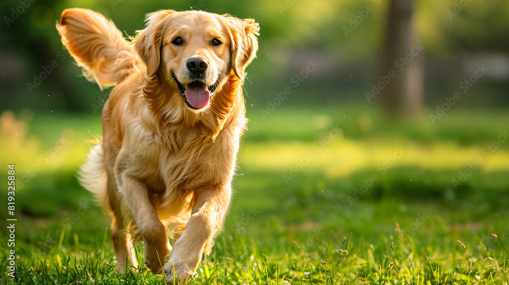 golden retriever running. A joyful scene of a golden retriever running through a grassy field, showcasing its playful energy and happy expression.. golden retriever running. A joyful scene of a golden retriever running through a grassy field, showcasing its playful energy and happy expression..
