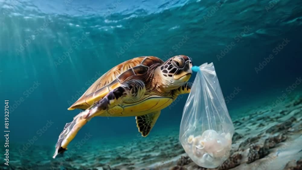 Sea Turtles can eat plastic bags mistaking them for jellyfish Sea ...