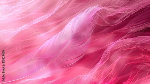  A clearer depiction of a pink background with a sharp image of a feathered object in focus