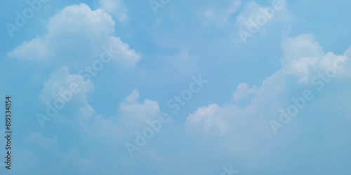 Blue sky with cloud background. Natural and cloudy fresh blue sky background. Natural sky beautiful blue and white texture background. blue sky with cloud. sky with white clouds as background.
