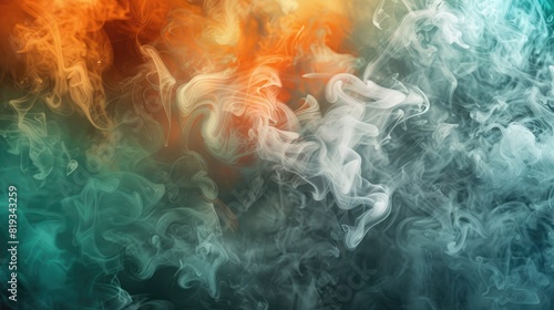 Colorful smoke. AIG51A.