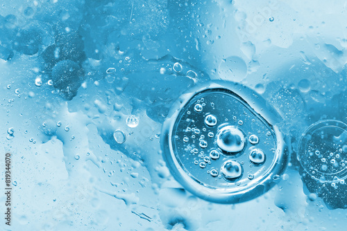 Close-up of Water Bubbles in Liquid