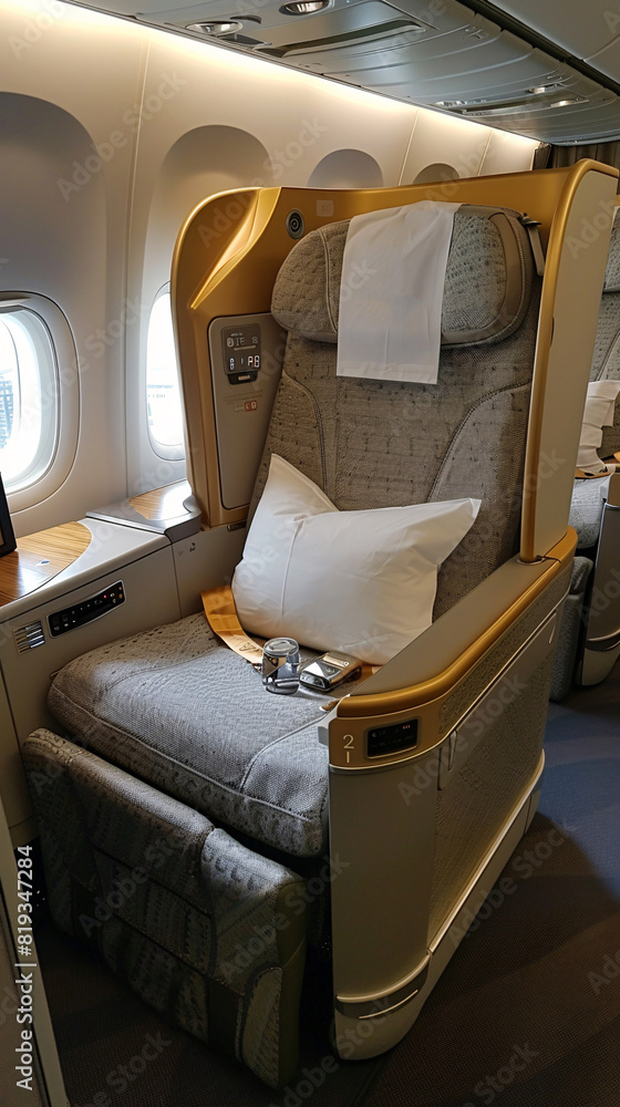 first class interior of plane first class interior of plane