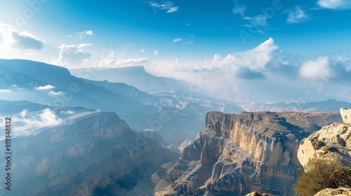 Oman's Jebel Shams vista.