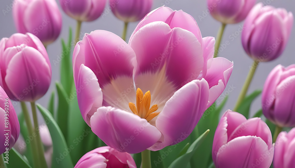 Fototapeta premium pink lotus flower