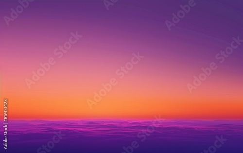 Gradient of purple to orange, smooth, dreamy texture. © maly