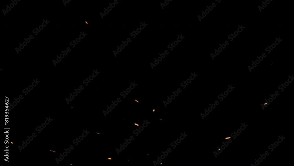 Infernal orange sparkles coming up animation Infernal orange sparkles coming up animation