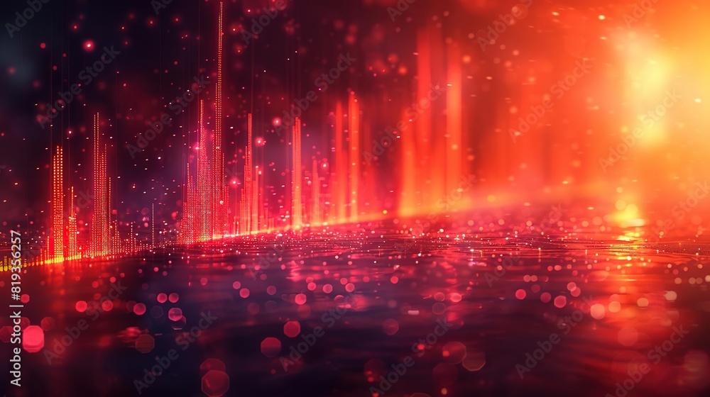 Create a digital painting of a fiery red and orange abstract landscape. The painting should have a sense of movement and energy. Create a digital painting of a fiery red and orange abstract landscape. The painting should have a sense of movement and energy.