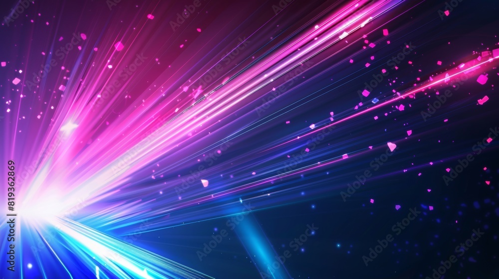 Naklejka premium Neon technology abstract background. Abstract illustration background