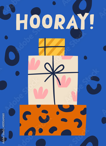 Hooray Gifts Party Postcard