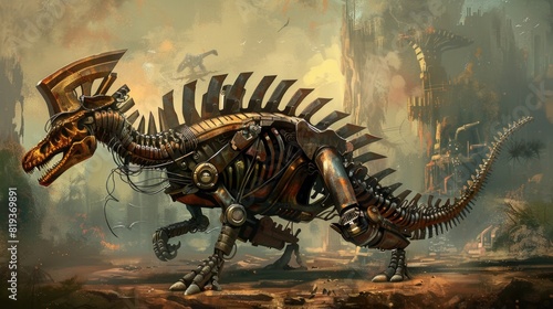 Steampunk Spinosaurus