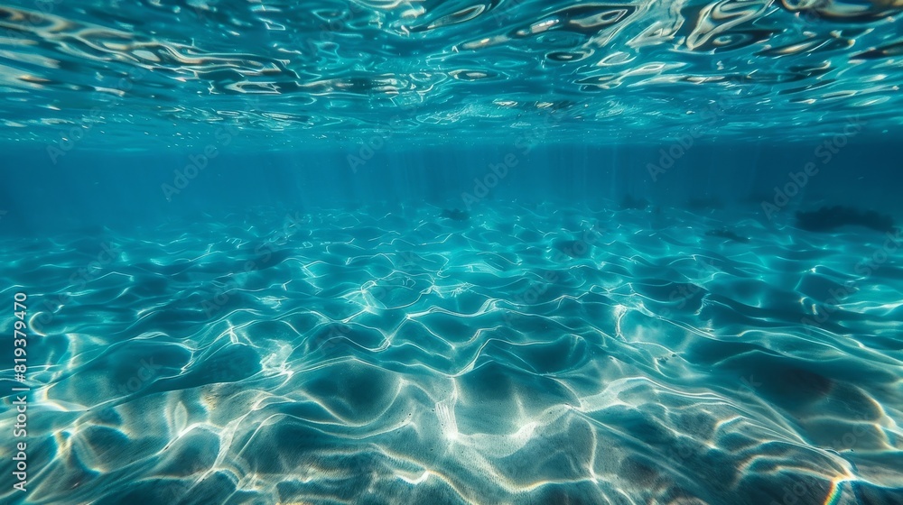 Underwater texture in Ionian sea, Zakynthos, Greece