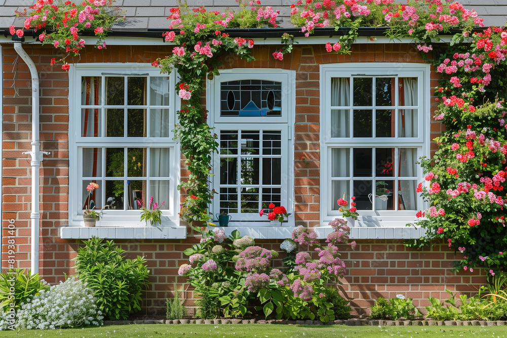 window with flowers window with flowers