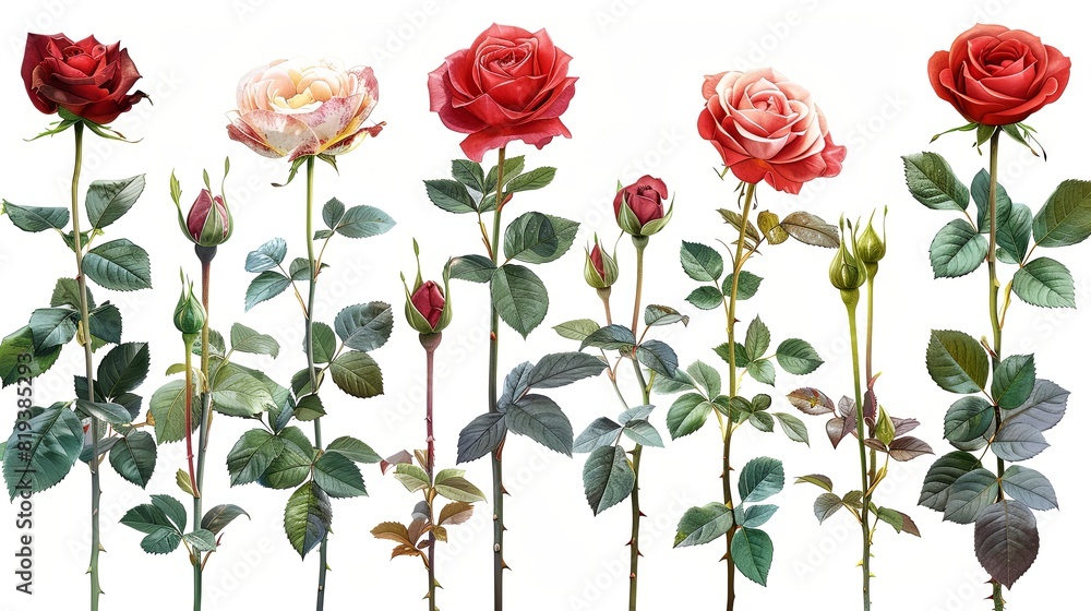 Roses Arrangement On Desktop Minimalist Background Roses Arrangement On Desktop Minimalist Background