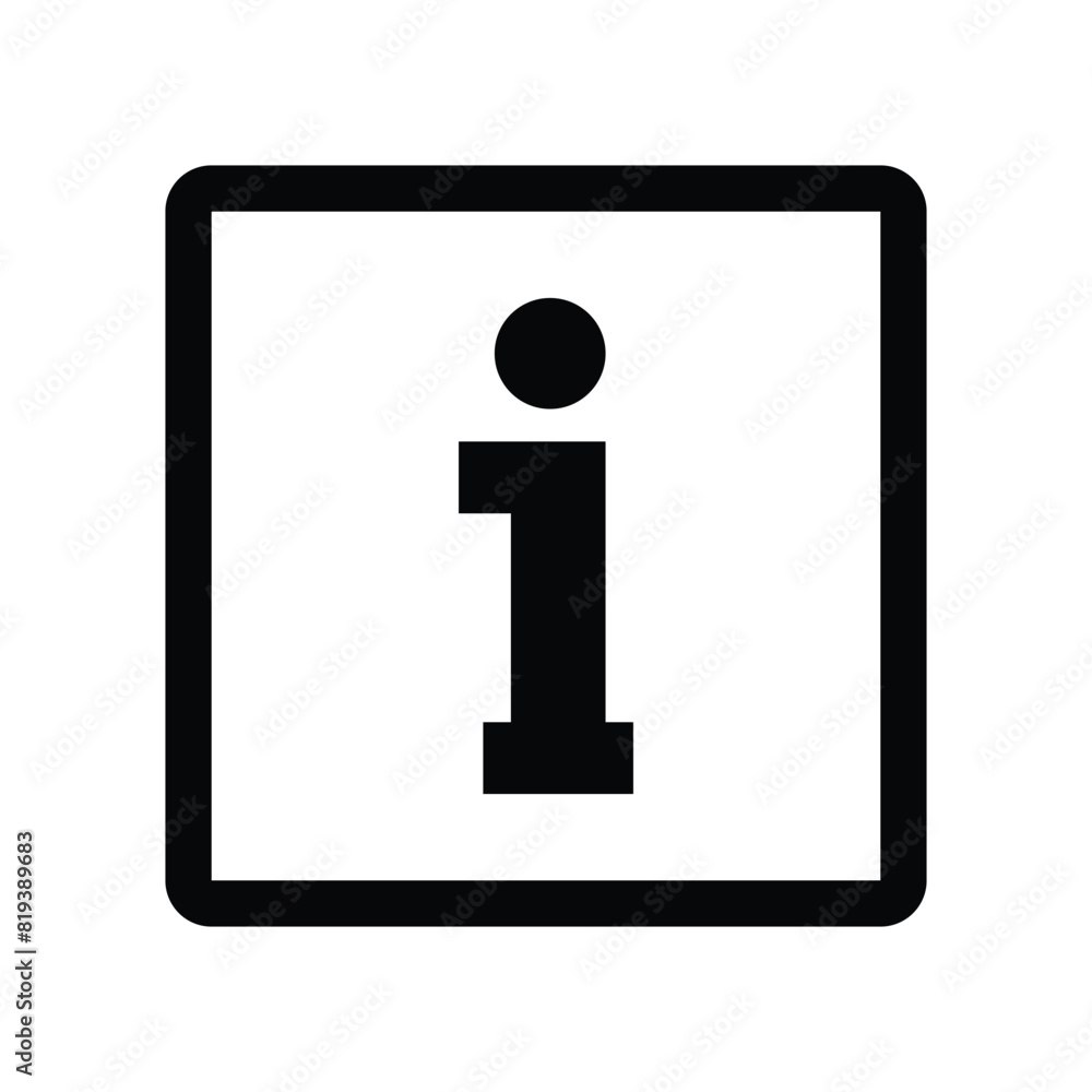 Set of Information icon collection. Info point Icon black. Vector Illustration. Set of Information icon collection. Info point Icon black. Vector Illustration.