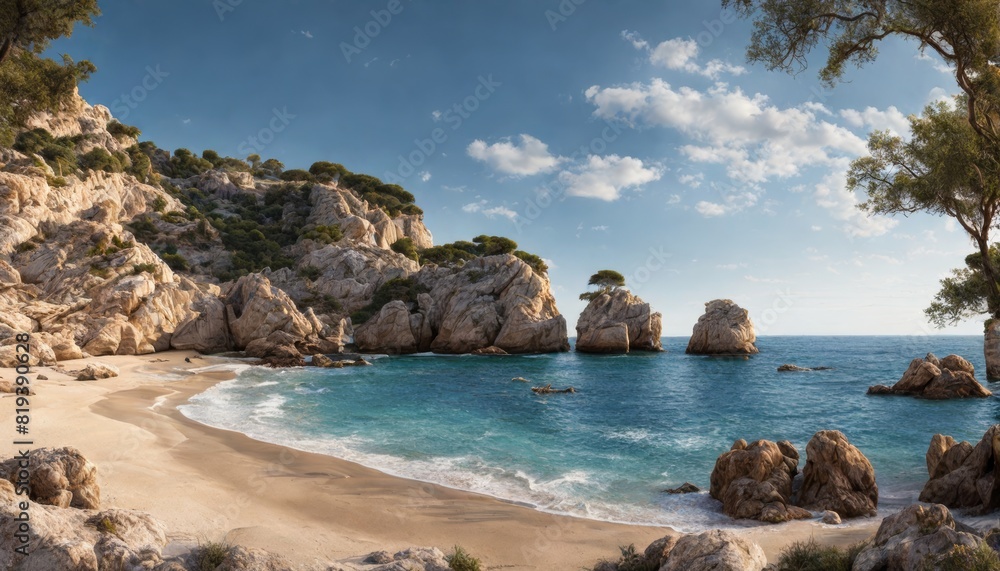 Traumhafte cinematische irische Landschaft Traumhafte cinematische irische Landschaft