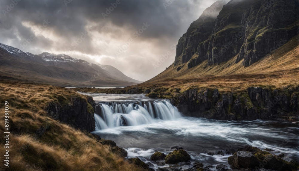 Traumhafte cinematische irische Landschaft Traumhafte cinematische irische Landschaft