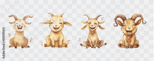 Goat eid adha isolated graphic transparent