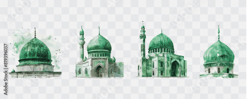 Islam mosque isolated graphic transparent photo