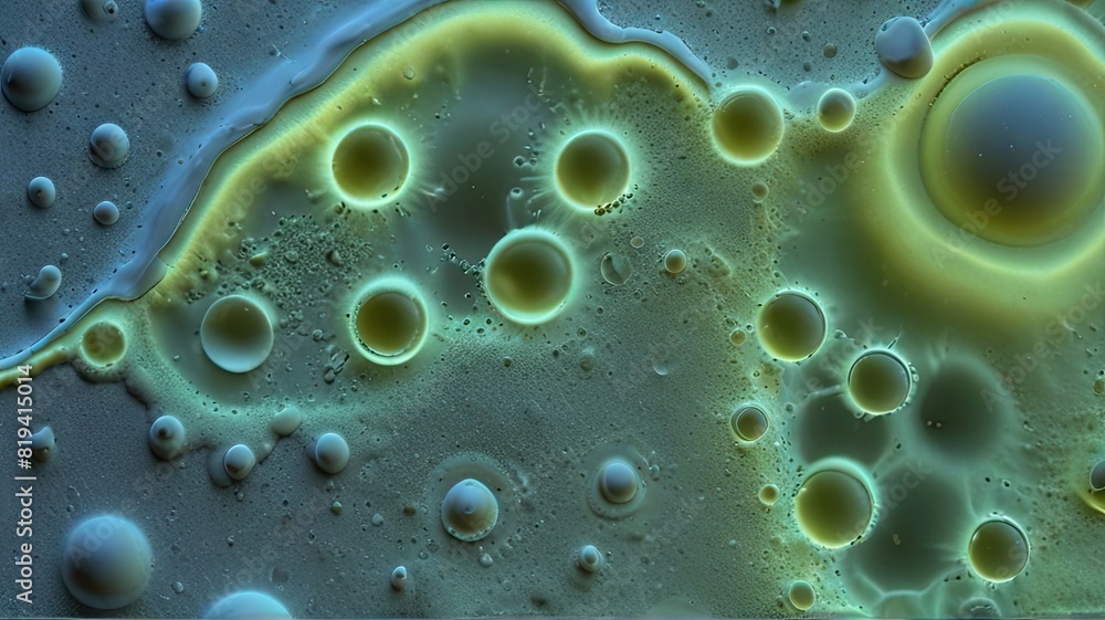 bacteria on microscope bacteria on microscope