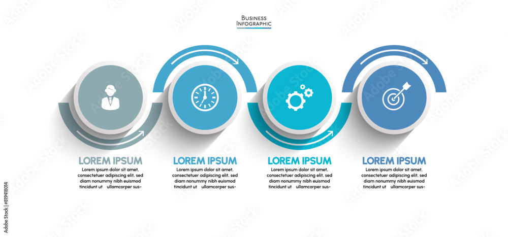 Business data visualization. timeline infographic icons designed for abstract background template milestone element modern diagram process technology digital marketing data presentation chart Vector Business data visualization. timeline infographic icons designed for abstract background template milestone element modern diagram process technology digital marketing data presentation chart Vector