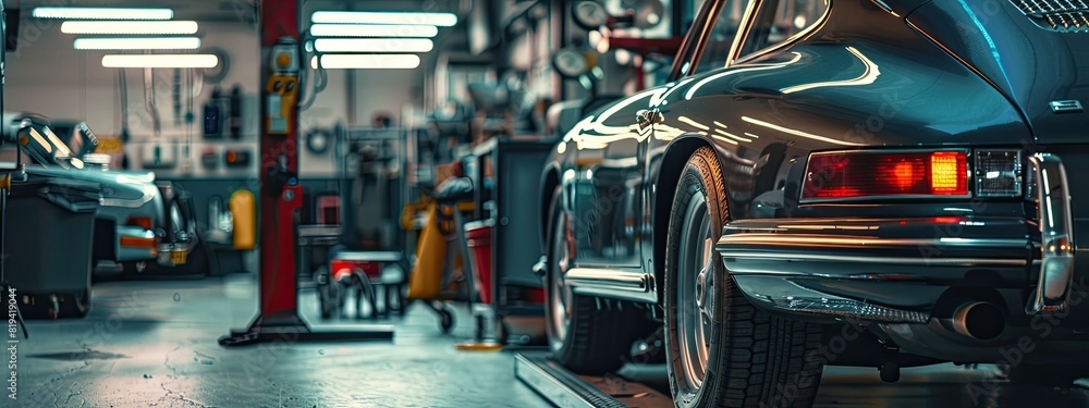 Fototapeta premium repair car service