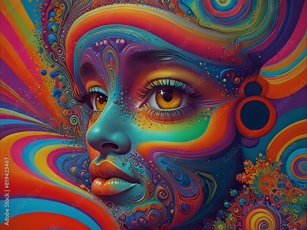 Psychedelic Strong and Varnished Colors 9