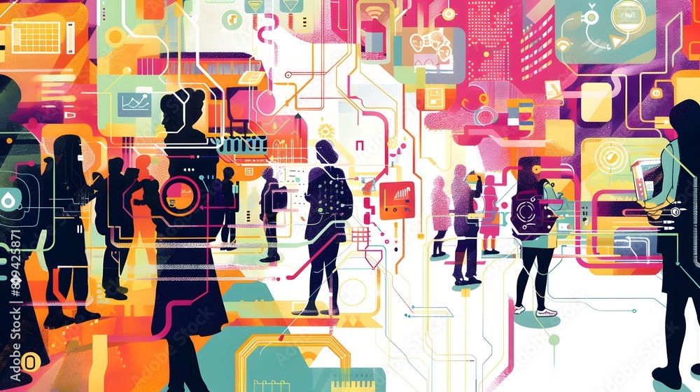 Obraz premium Sharing creative ideas people of various nationalities In the workplace