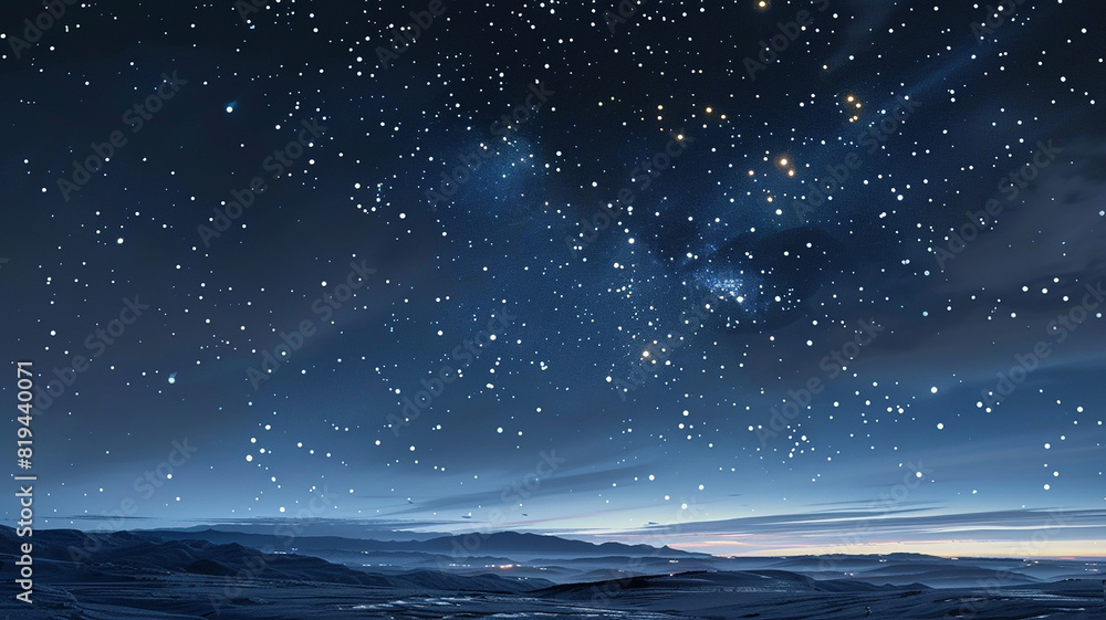 Fototapeta premium 満天の星空