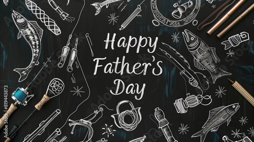 A black chalkboard with 