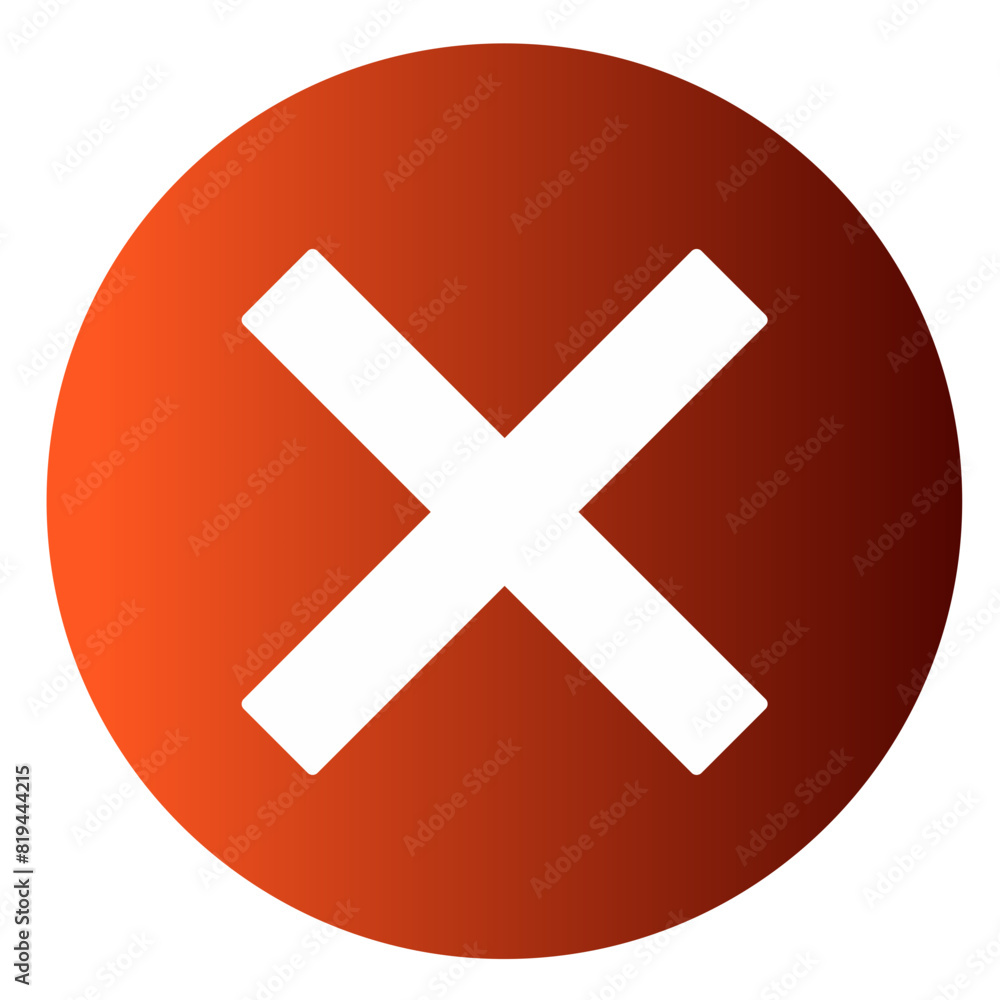 cross mark icon vector design element cross mark icon vector design element