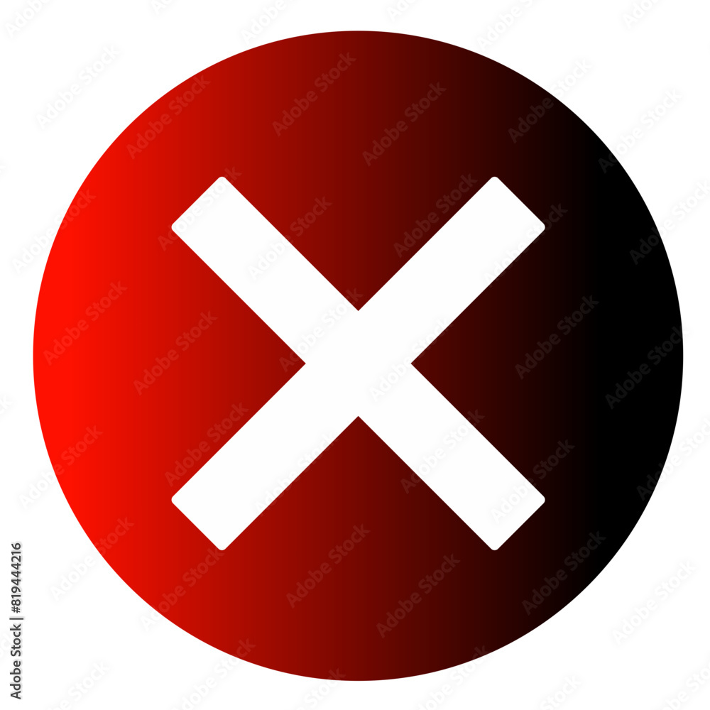 cross mark icon vector design element cross mark icon vector design element