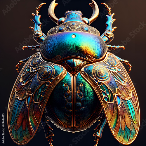 The jeweled scarab